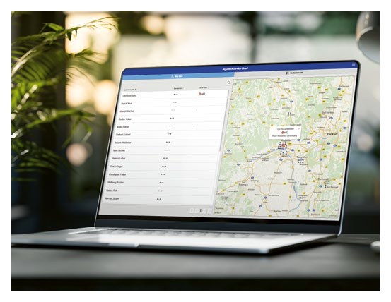 Aquarea Service Cloud — Fernwartung durch den Fachbetrieb